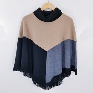 Kim Rogers Cowl Neck Poncho